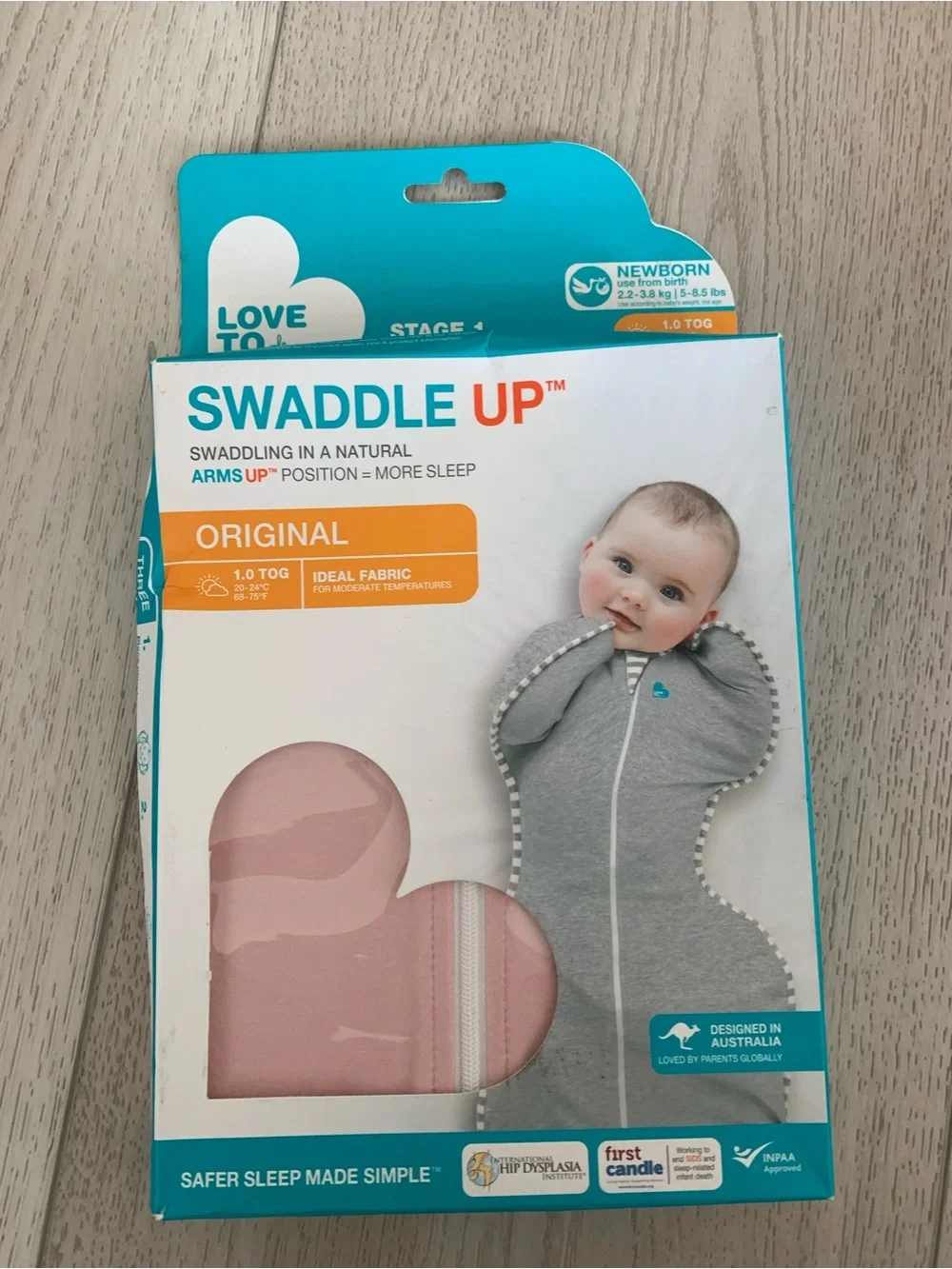 Love To Dream Swaddle Up Newborn Pink Cotton 5-8.5lbs